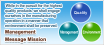Management Message Mission